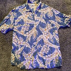 Vintage Pierre Cardin Rayon Hawaiian Shirt Men’s Size XL